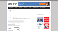 Desktop Screenshot of jobs.womenforhire.com